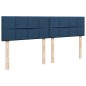 vidaXL Giroletto a Molle con Materasso Blu 180x200 cm in Tessuto vidaXL Giroletto a Molle con Materasso Blu 180x200 cm in Tessuto