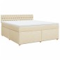 vidaXL Giroletto a Molle con Materasso Crema 180x200 cm in Tessuto vidaXL Giroletto a Molle con Materasso Crema 180x200 cm in Tessuto