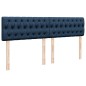 vidaXL Giroletto a Molle con Materasso Blu 200x200 cm in Tessuto vidaXL Giroletto a Molle con Materasso Blu 200x200 cm in Tessuto