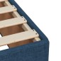 vidaXL Giroletto a Molle con Materasso Blu 200x200 cm in Tessuto vidaXL Giroletto a Molle con Materasso Blu 200x200 cm in Tessuto