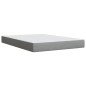 vidaXL Giroletto a Molle con Materasso Grigio Chiaro 140x190cm Tessuto vidaXL Giroletto a Molle con Materasso Grigio Chiaro 140x190cm Tessuto