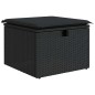 vidaXL Set Divani da Giardino 9 pz con Cuscini Nero in Polyrattan vidaXL Set Divani da Giardino 9 pz con Cuscini Nero in Polyrattan