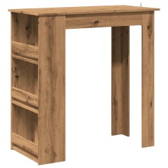 vidaXL Tavolo da Bar con Ripiani Rovere 102x50x103,5 cm in Truciolato