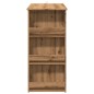 vidaXL Tavolo da Bar con Ripiani Rovere 102x50x103,5 cm in Truciolato vidaXL Tavolo da Bar con Ripiani Rovere 102x50x103,5 cm in Truciolato