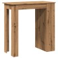 vidaXL Tavolo da Bar con Ripiani Rovere 102x50x103,5 cm in Truciolato vidaXL Tavolo da Bar con Ripiani Rovere 102x50x103,5 cm in Truciolato
