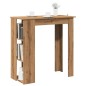 vidaXL Tavolo Bar Ripiano Rovere Artigianale 102x50x103,5cm Truciolato vidaXL Tavolo Bar Ripiano Rovere Artigianale 102x50x103,5cm Truciolato