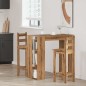 vidaXL Tavolo Bar Ripiano Rovere Artigianale 102x50x103,5cm Truciolato vidaXL Tavolo Bar Ripiano Rovere Artigianale 102x50x103,5cm Truciolato