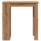 vidaXL Tavolo Bar Ripiano Rovere Artigianale 102x50x103,5cm Truciolato vidaXL Tavolo Bar Ripiano Rovere Artigianale 102x50x103,5cm Truciolato