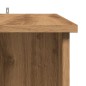 vidaXL Tavolo Bar Ripiano Rovere Artigianale 102x50x103,5cm Truciolato vidaXL Tavolo Bar Ripiano Rovere Artigianale 102x50x103,5cm Truciolato