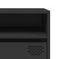 vidaXL Mobile TV Nero 202x39x43,5 cm in Acciaio Laminato a Freddo vidaXL Mobile TV Nero 202x39x43,5 cm in Acciaio Laminato a Freddo