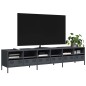 vidaXL Mobile TV Antracite 202x39x43,5 cm Acciaio Laminato a Freddo vidaXL Mobile TV Antracite 202x39x43,5 cm Acciaio Laminato a Freddo