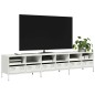 vidaXL Mobile TV Bianco 202x39x43,5 cm in Acciaio Laminato a Freddo vidaXL Mobile TV Bianco 202x39x43,5 cm in Acciaio Laminato a Freddo