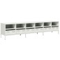 vidaXL Mobile TV Bianco 202x39x43,5 cm in Acciaio Laminato a Freddo vidaXL Mobile TV Bianco 202x39x43,5 cm in Acciaio Laminato a Freddo