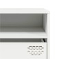 vidaXL Mobile TV Bianco 202x39x43,5 cm in Acciaio Laminato a Freddo vidaXL Mobile TV Bianco 202x39x43,5 cm in Acciaio Laminato a Freddo