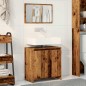 vidaXL Set Mobili da Bagno 2 pz Legno Antico in Legno Multistrato vidaXL Set Mobili da Bagno 2 pz Legno Antico in Legno Multistrato