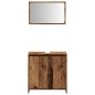 vidaXL Set Mobili da Bagno 2 pz Legno Antico in Legno Multistrato vidaXL Set Mobili da Bagno 2 pz Legno Antico in Legno Multistrato