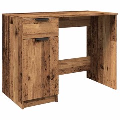 vidaXL Scrivania Legno Antico 100x50x75 cm in Truciolato