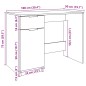 vidaXL Scrivania Legno Antico 100x50x75 cm in Truciolato