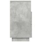 vidaXL Comodino con 2 Cassetti Grigio Cemento 36x36x68 cm vidaXL Comodino con 2 Cassetti Grigio Cemento 36x36x68 cm