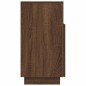 vidaXL Comodino con 2 Cassetti Rovere Marrone 36x36x68 cm