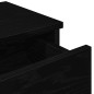 vidaXL Scaffale a Parete con Cassetti Nero 60x25x15 cm in Truciolato