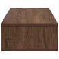 vidaXL Scaffale a Parete con Cassetti Rovere 80x31x17 cm in Truciolato vidaXL Scaffale a Parete con Cassetti Rovere 80x31x17 cm in Truciolato