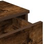 vidaXL Scaffale a Parete con Cassetti Fumo 80x31x17 cm in Truciolato