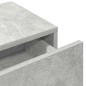 vidaXL Scaffale a Parete con Cassetti Grigio 100x36x19cm in Truciolato vidaXL Scaffale a Parete con Cassetti Grigio 100x36x19cm in Truciolato
