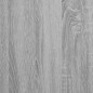 vidaXL Scaffale a Parete con Cassetti Grigio 80x33x17 cm in Truciolato vidaXL Scaffale a Parete con Cassetti Grigio 80x33x17 cm in Truciolato