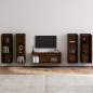 Mobili Porta TV 5 pz Miele in Legno Massello di Pino Mobili Porta TV 5 pz Miele in Legno Massello di Pino