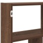 vidaXL Mensola a Muro a Cubo 12 Scomparti Truciolato Rovere Marrone