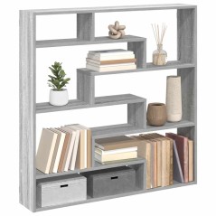 vidaXL Mensola a Cubo da Parete 7 Scomparti Truciolato Grigio Sonoma