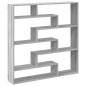 vidaXL Mensola a Cubo da Parete 7 Scomparti Truciolato Grigio Sonoma vidaXL Mensola a Cubo da Parete 7 Scomparti Truciolato Grigio Sonoma