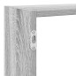 vidaXL Mensola a Cubo da Parete 7 Scomparti Truciolato Grigio Sonoma vidaXL Mensola a Cubo da Parete 7 Scomparti Truciolato Grigio Sonoma