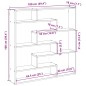 vidaXL Mensola a Cubo da Parete 7 Scomparti Truciolato Grigio Sonoma vidaXL Mensola a Cubo da Parete 7 Scomparti Truciolato Grigio Sonoma