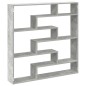 vidaXL Mensola a Cubo da Parete 7 Scomparti Truciolato Grigio Cemento vidaXL Mensola a Cubo da Parete 7 Scomparti Truciolato Grigio Cemento
