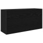 vidaXL Mobile da Bagno a Parete Nero 80x25x40 cm in Truciolato vidaXL Mobile da Bagno a Parete Nero 80x25x40 cm in Truciolato