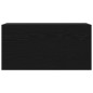 vidaXL Mobile da Bagno a Parete Nero 80x25x40 cm in Truciolato vidaXL Mobile da Bagno a Parete Nero 80x25x40 cm in Truciolato