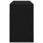 vidaXL Mobile da Bagno a Parete Nero 80x25x40 cm in Truciolato vidaXL Mobile da Bagno a Parete Nero 80x25x40 cm in Truciolato
