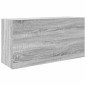 vidaXL Mobile da Bagno Grigio Sonoma 80x25x40 cm in Truciolato vidaXL Mobile da Bagno Grigio Sonoma 80x25x40 cm in Truciolato