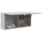 vidaXL Mobile da Bagno Grigio Sonoma 80x25x40 cm in Truciolato vidaXL Mobile da Bagno Grigio Sonoma 80x25x40 cm in Truciolato