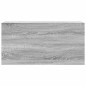 vidaXL Mobile da Bagno Grigio Sonoma 80x25x40 cm in Truciolato vidaXL Mobile da Bagno Grigio Sonoma 80x25x40 cm in Truciolato