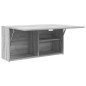 vidaXL Mobile da Bagno Grigio Sonoma 80x25x40 cm in Truciolato vidaXL Mobile da Bagno Grigio Sonoma 80x25x40 cm in Truciolato