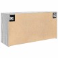 vidaXL Mobile da Bagno Grigio Sonoma 80x25x40 cm in Truciolato vidaXL Mobile da Bagno Grigio Sonoma 80x25x40 cm in Truciolato