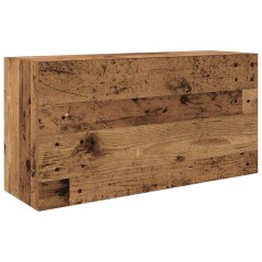 vidaXL Mobile da Bagno Legno Antico 80x25x40 cm in Truciolato