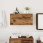 vidaXL Mobile da Bagno Legno Antico 80x25x40 cm in Truciolato vidaXL Mobile da Bagno Legno Antico 80x25x40 cm in Truciolato