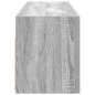 vidaXL Mobile da Bagno Grigio Sonoma 100x25x30 cm in Truciolato