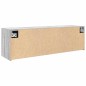 vidaXL Mobile da Bagno Grigio Sonoma 100x25x30 cm in Truciolato