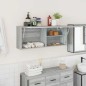 vidaXL Mobile da Bagno Grigio Sonoma 100x25x40 cm in Truciolato vidaXL Mobile da Bagno Grigio Sonoma 100x25x40 cm in Truciolato