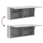 vidaXL Mobile da Bagno Grigio Sonoma 100x25x40 cm in Truciolato vidaXL Mobile da Bagno Grigio Sonoma 100x25x40 cm in Truciolato